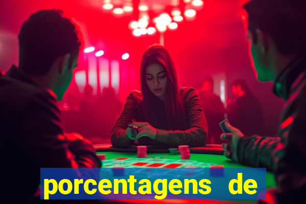 porcentagens de jogos pagantes